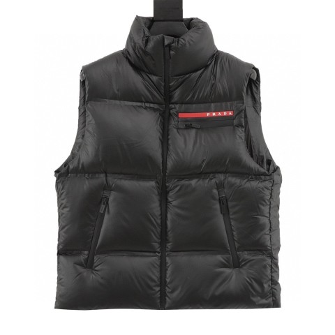레플리카 프라다 패딩 베스트 블랙 KK팩토리