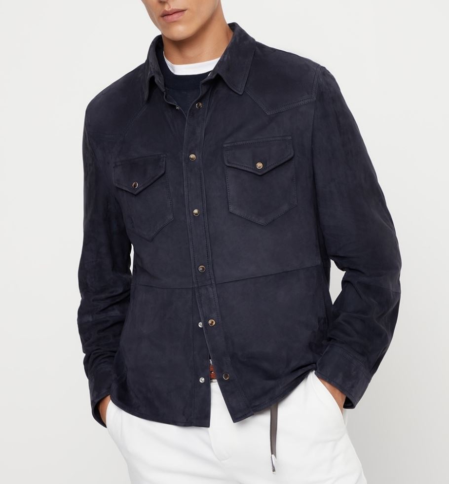 브루넬로 쿠치넬리 스웨이드 자켓 TOP팩토리