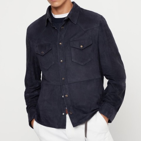 레플리카 브루넬로 쿠치넬리 스웨이드 자켓 TOP팩토리