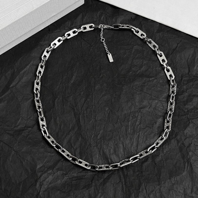 셀린느 트리오페 스몰 옥타곤 목걸이 QB팩토리