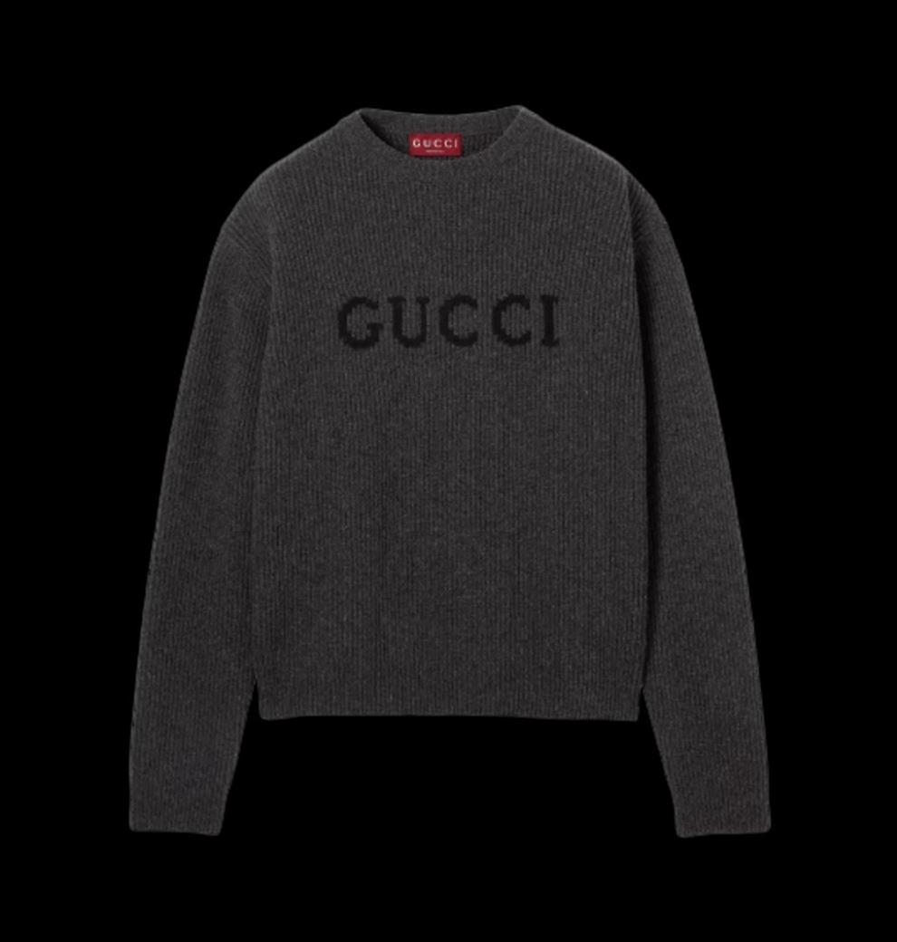 울 캐시미어 립 니트 스웨터 VAL팩토리