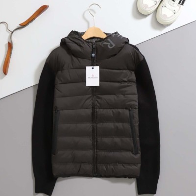 레플리카 몽클레어 로고 후드 니트 패딩 VAL팩토리