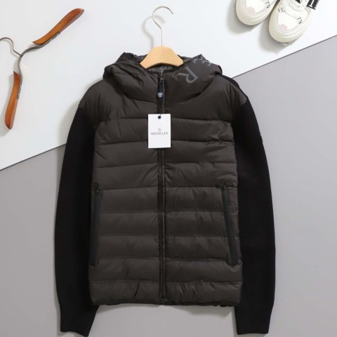 레플리카 몽클레어 로고 후드 니트 패딩 VAL팩토리