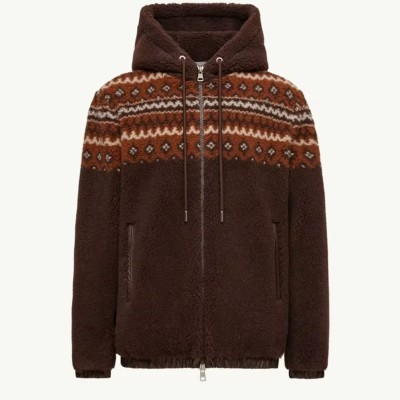 레플리카 몽클레어 지오메트리 자카드 울 후디 플리스 자켓 VAL팩토리