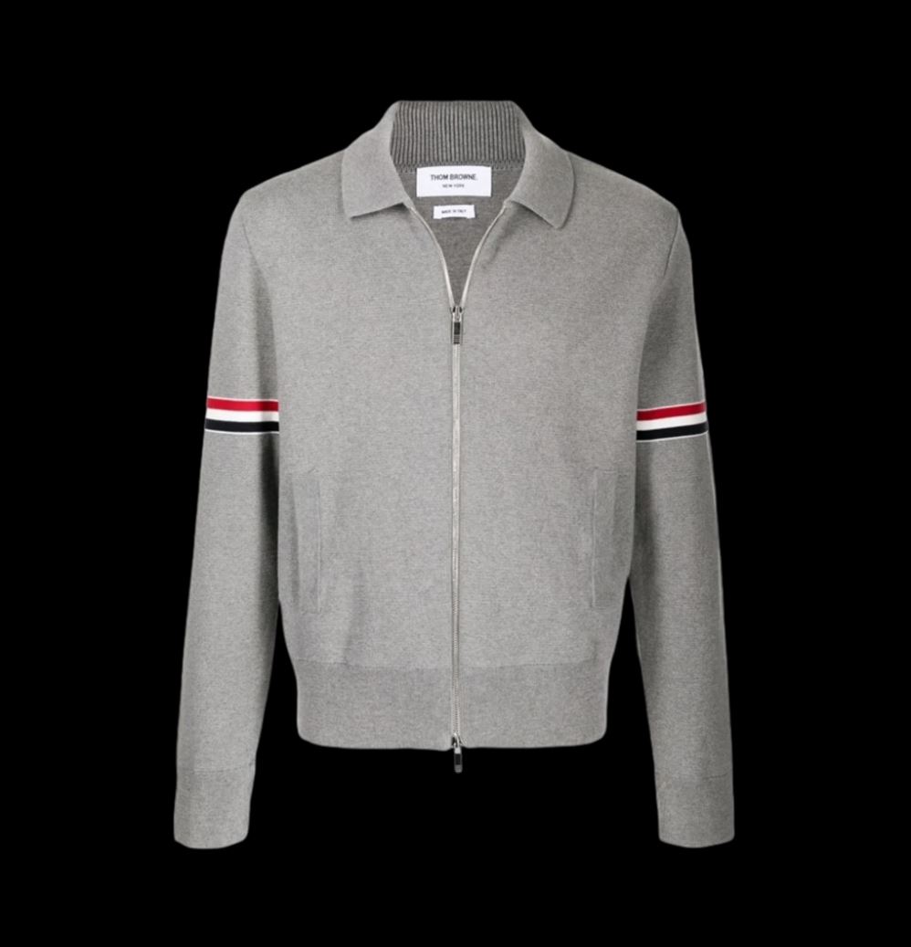 톰브라운 코튼 밀라노 스티치 암밴드 폴러 봄버 자켓 VAL팩토리