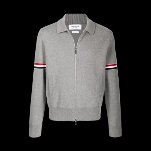 레플리카 톰브라운 코튼 밀라노 스티치 암밴드 폴러 봄버 자켓 VAL팩토리