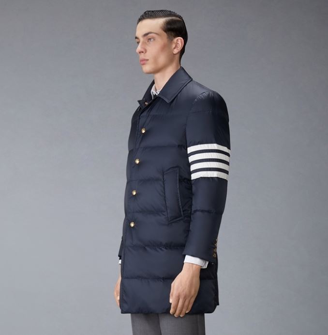 톰브라운 사선 다운 셔츠 자켓 VAL팩토리