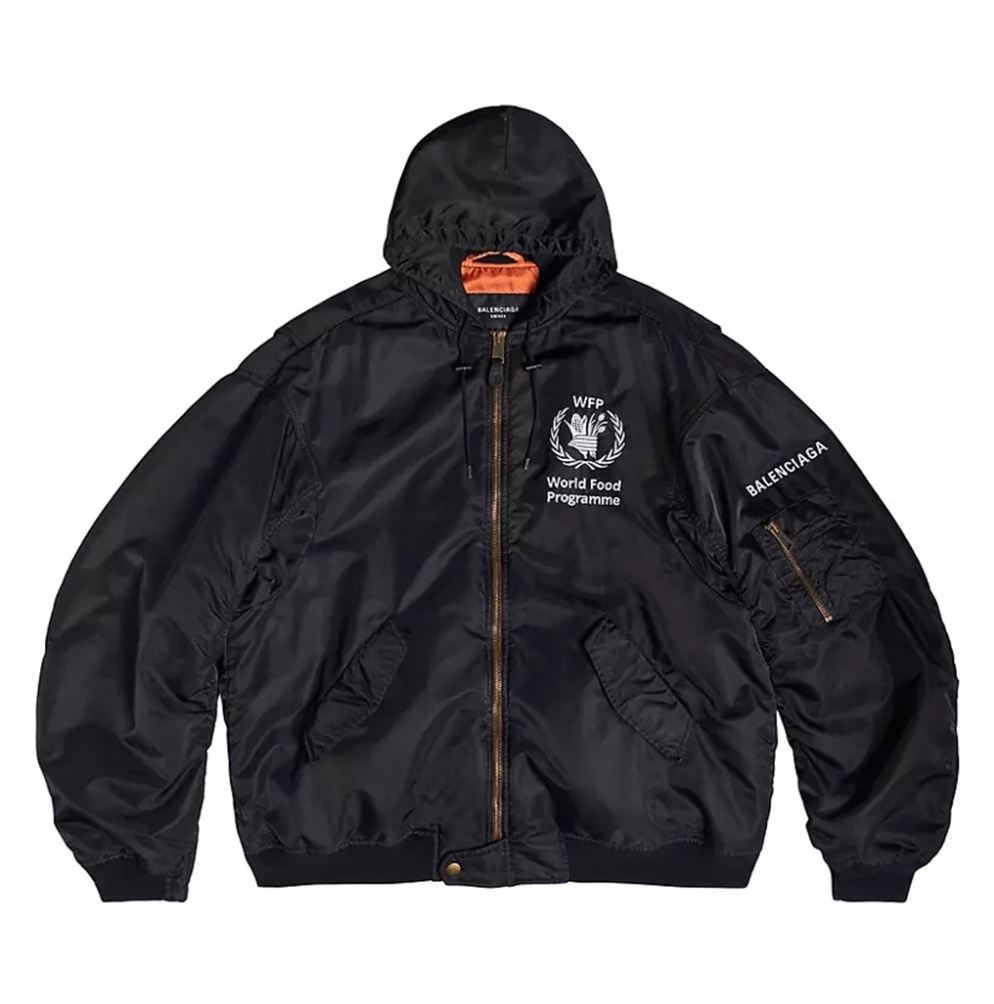 발렌시아가 WFP 라이트 후드 봄버 자켓 VAL팩토리