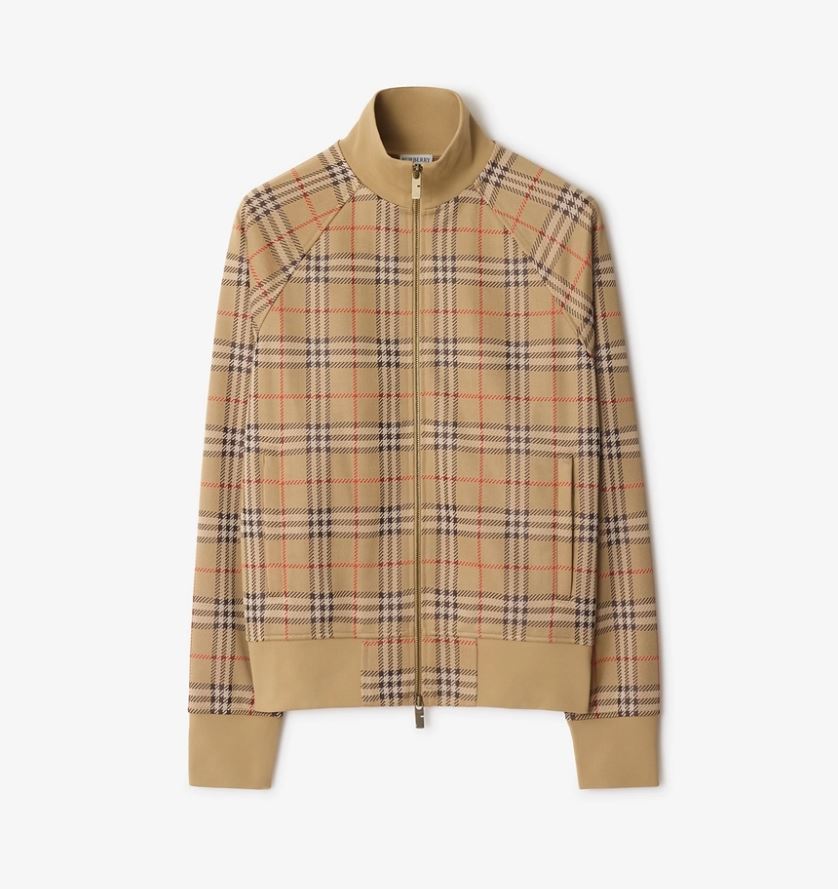 버버리 체크 트랙 자켓 VAL팩토리