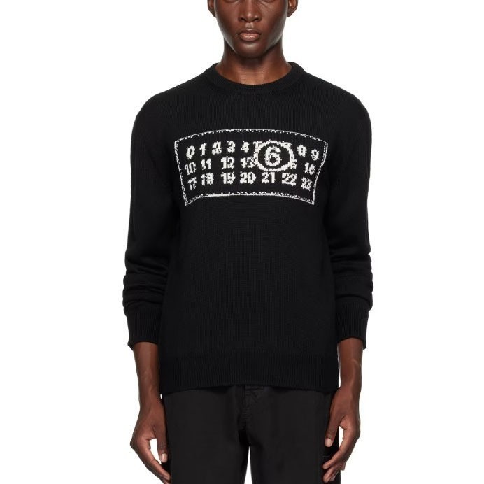 메종마르지엘라 MM6 넘버링 스웨터 AT팩토리