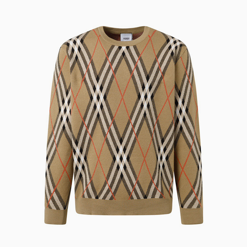 버버리 롱체크 라운드 니트 CMD팩토리