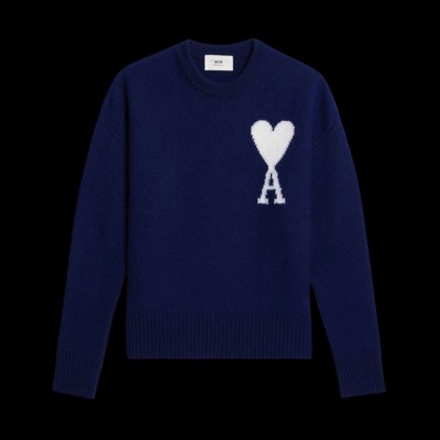 레플리카 아미 빅 하트 로고 오버사이즈 인타르시아 스웨터 TOP팩토리