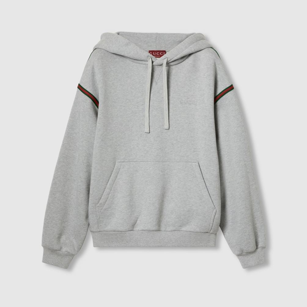 구찌 코튼 저지 후드티 TOP팩토리