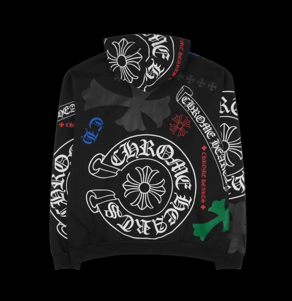 크롬하츠 스탠실 후드티 TOP팩토리