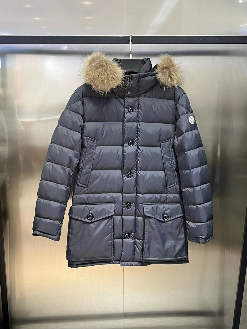 몽클레어 클루니 구스다운 패딩 자켓 네이비 WIN팩토리