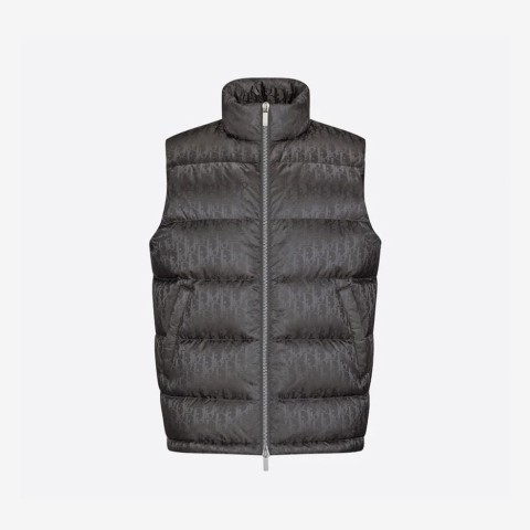 레플리카 디올 테크니컬 자카드 오블리크 패딩 조끼 TOP팩토리