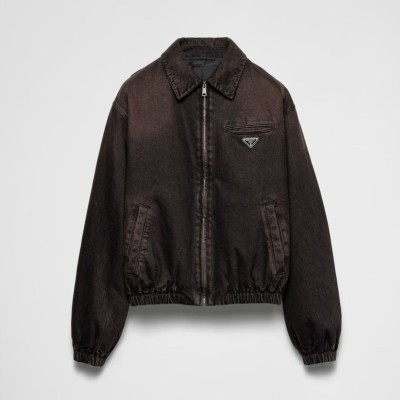 레플리카 프라다 패디드 데님 블루종 자켓 TOP팩토리