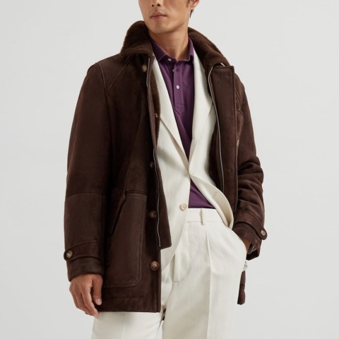 레플리카 브루넬로 쿠치넬리 시어링 코트 TOP팩토리