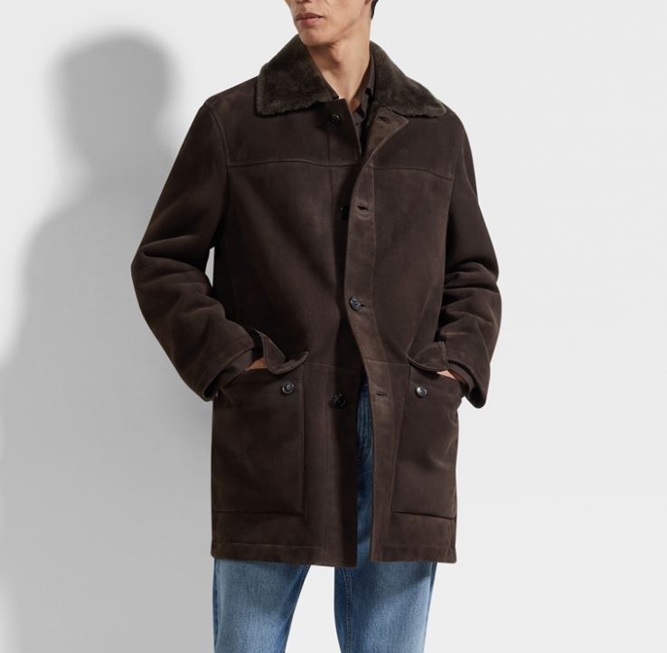 제냐 시어링 코트 TOP팩토리