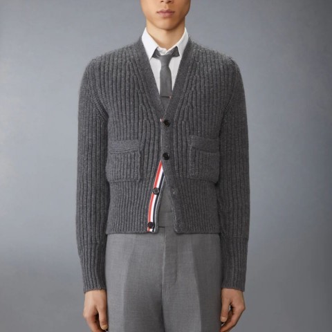 레플리카 톰브라운 하프 스티치 캐시미어 가디건 TOP팩토리