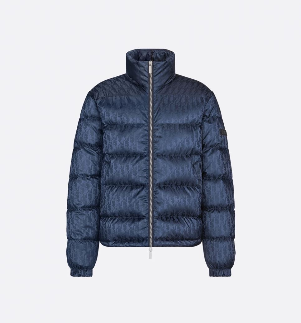 디올 테크니컬 자카드 오블리크 다운 자켓 TOP팩토리