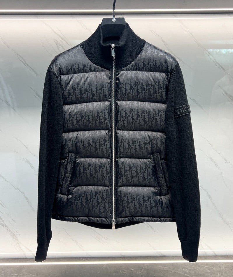 디올 오블리크 자카드 패딩 집업 가디건 OP팩토리