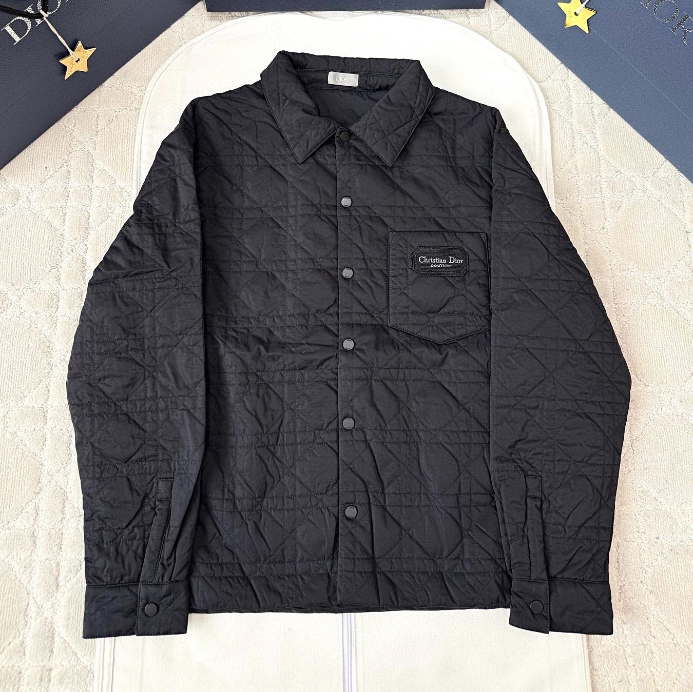 디올 퀄티드 패던 패딩 셔츠 TOP팩토리