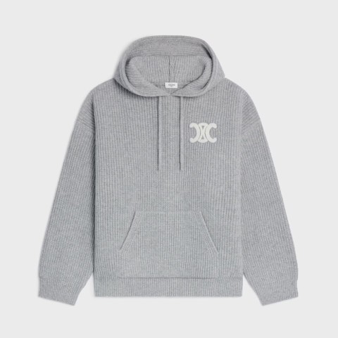 레플리카 셀린느 리브드 울 후드 스웨터 CMD팩토리