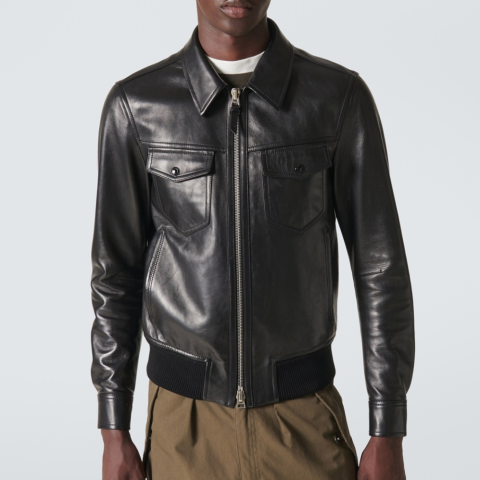 레플리카 톰포드 레더 블루종 자켓 VAL팩토리