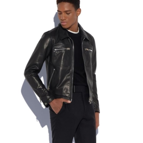 레플리카 톰포드 아이콘 레더 지퍼 블루종 VAL팩토리