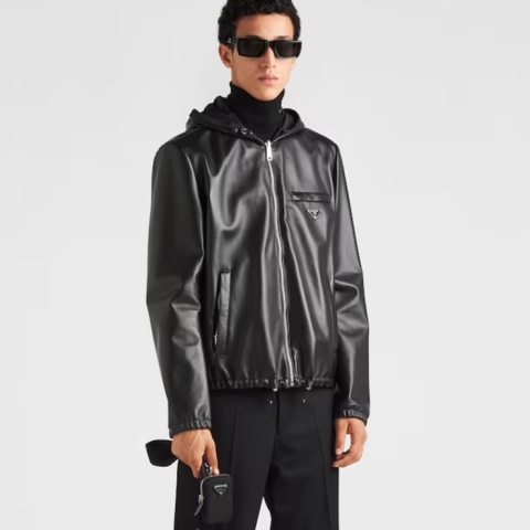 레플리카 프라다 리버서블 나파 및 리나일론 블루종 자켓 VAL팩토리