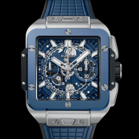 레플리카 위블로 스퀘어뱅 유니코 티타늄 블루 세라믹 42MM 굿즈커스텀