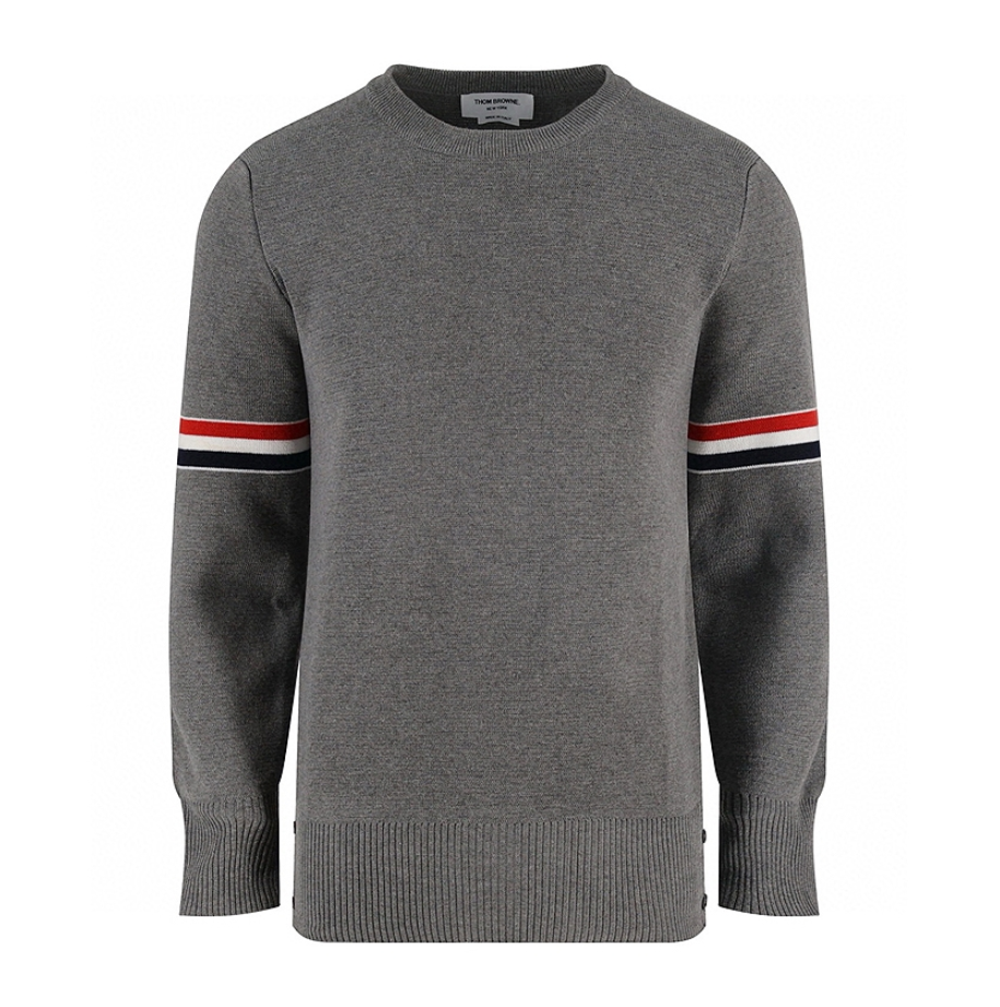 톰브라운 파인 메리노울 크루넥 니트 VAL팩토리