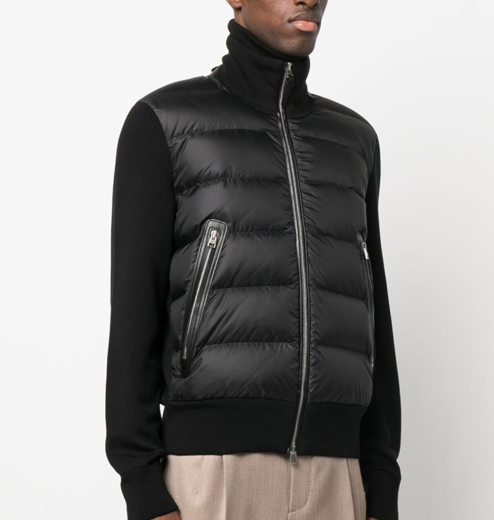 톰포드 퀄팅 집업 자켓 BLACK팩토리