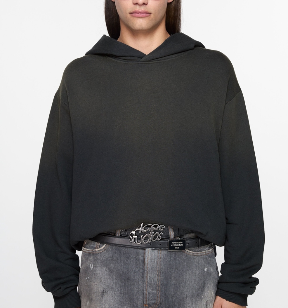 아크네 빈티지 스프레이 프린트 후드티 TOP팩토리