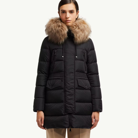 레플리카 몽클레어 Aphroti 후드 시어링 트리밍 롱 다운 재킷 탑몽팩토리