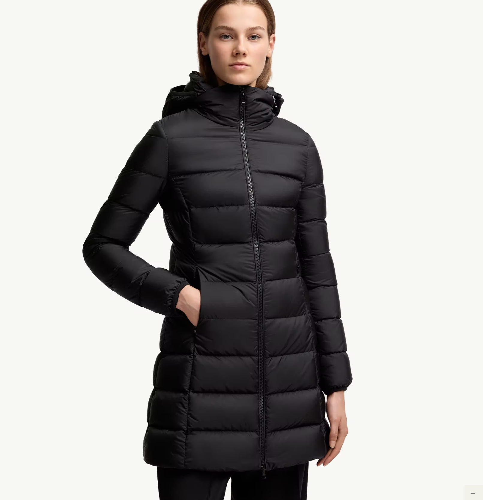 몽클레어 Gie 후드 롱 다운 재킷 탑몽팩토리