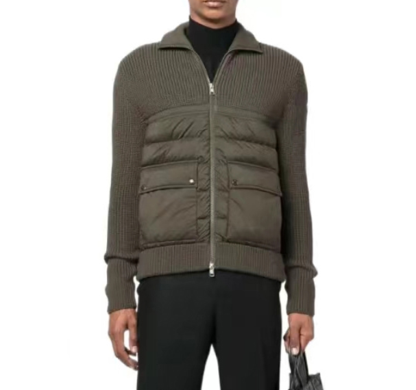 몽클레어 트리콧 패딩 가디건 탑몽팩토리