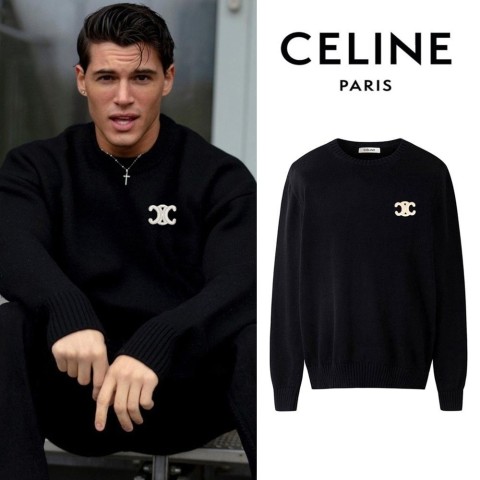 레플리카 셀린느 트리오페 빅패치 울 니트 RP팩토리