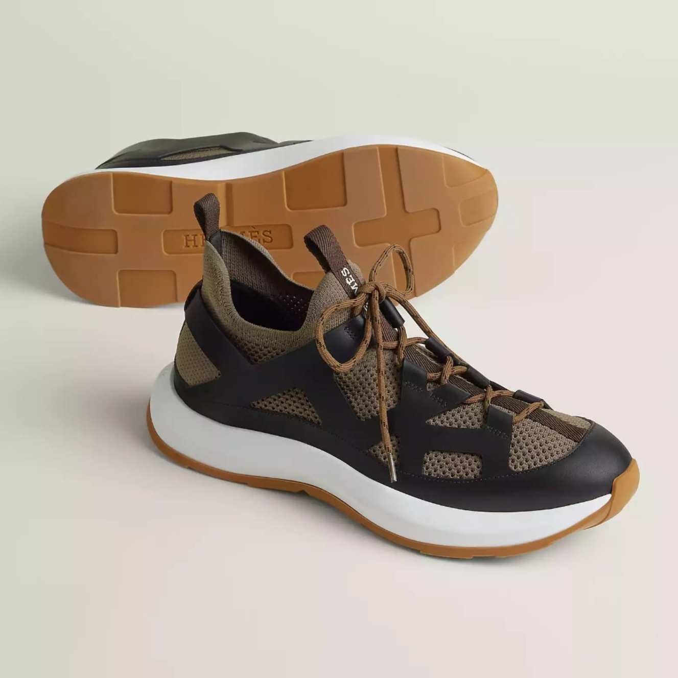 에르메스 카타나 스니커즈 브라운 H12팩토리