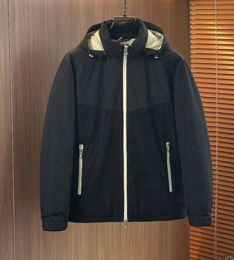 브루넬로 쿠치넬리 컬러블록 다운 자켓 VAL팩토리